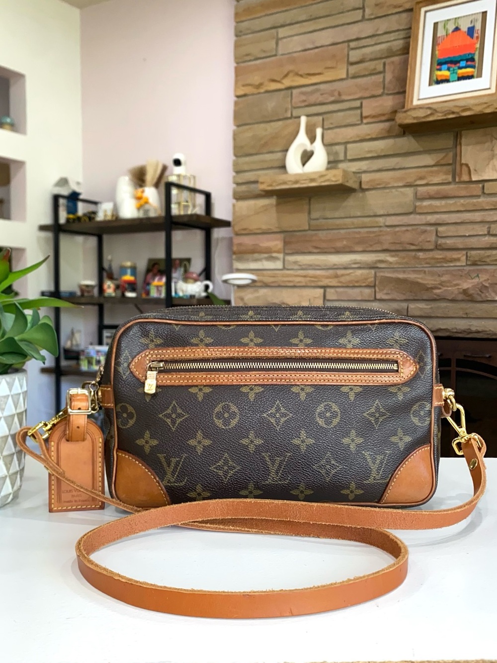 ❤️Louis Vuitton Brown Monogram Clutch